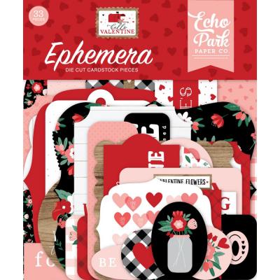 Echo Park Hello Valentine Die Cuts - Ephemera